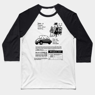 50s BUBBLECAR ADVERT Baseball T-Shirt